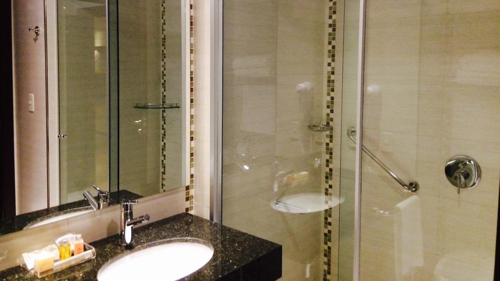狂欢节赌场酒店 Encarnación 客房 照片 A shower door