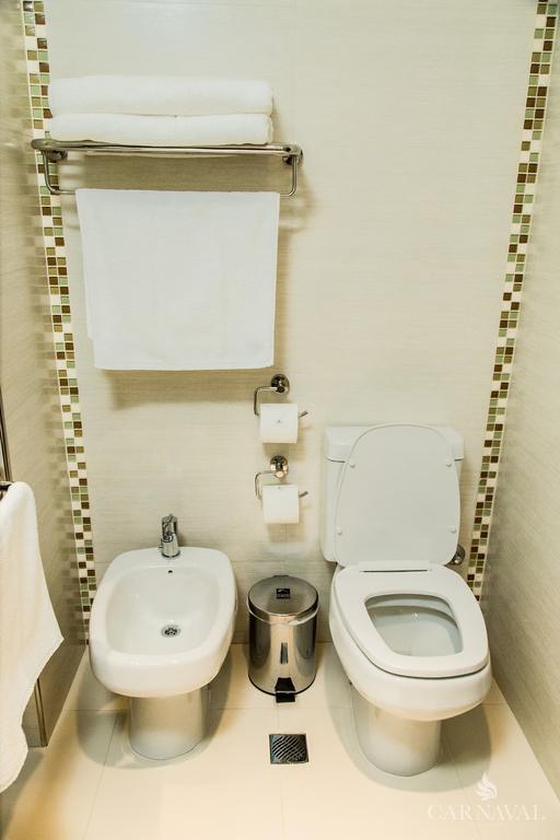 狂欢节赌场酒店 Encarnación 外观 照片 A bidet and toilet in a modern bathroom